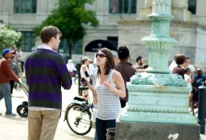 couple arguing in public relationships