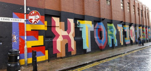 extortion graffitti